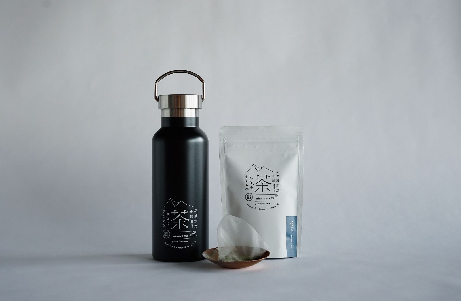 【水を注いで30秒で完成】水出し煎茶（ティーバッグ）8個入り＋ステンレス製オリジナルサーモボトル