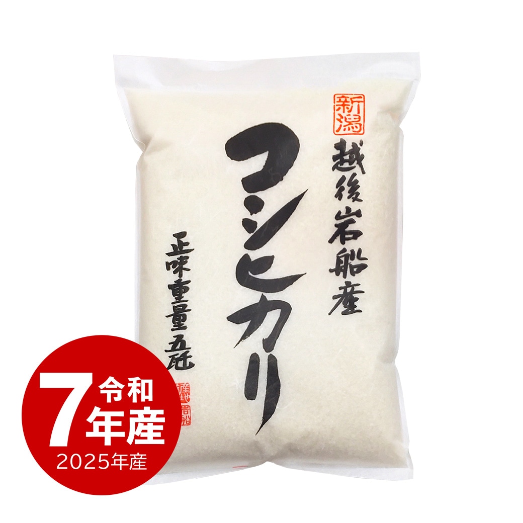岩船産コシヒカリ 5kg 令和7年産