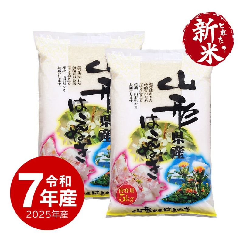 【新米】 山形県産 はえぬき 10kg 令和7年産