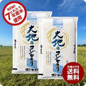 大地のコシヒカリ10kg (5kgx2袋) 
