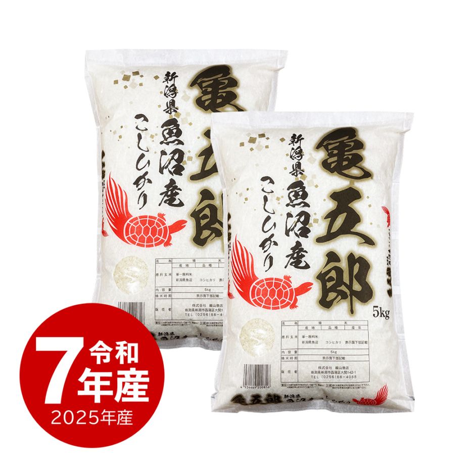 米 10kg 亀五郎さんのコシヒカリ 令和7年産