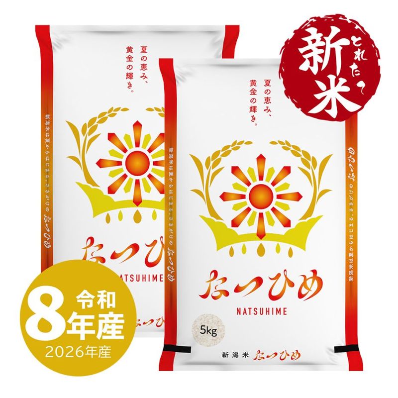 とれたて新米 新潟産 なつひめ10kg 令和8年産 