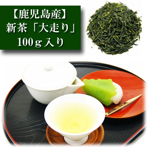 2026年 新茶 鹿児島産 100g入り 「大走り」 知覧茶 お茶 日本茶 緑茶 茶匠 みのる園 ギフト プレゼント お茶の葉 Green Tea お茶の種類 お食事用 おやつ用 来客用