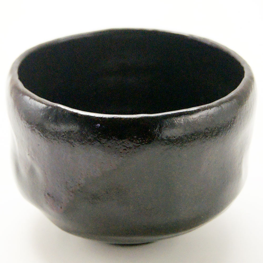 抹茶碗 黒楽茶碗 佐々木松楽 作 通年物の通販は【茶道具のみのる園】