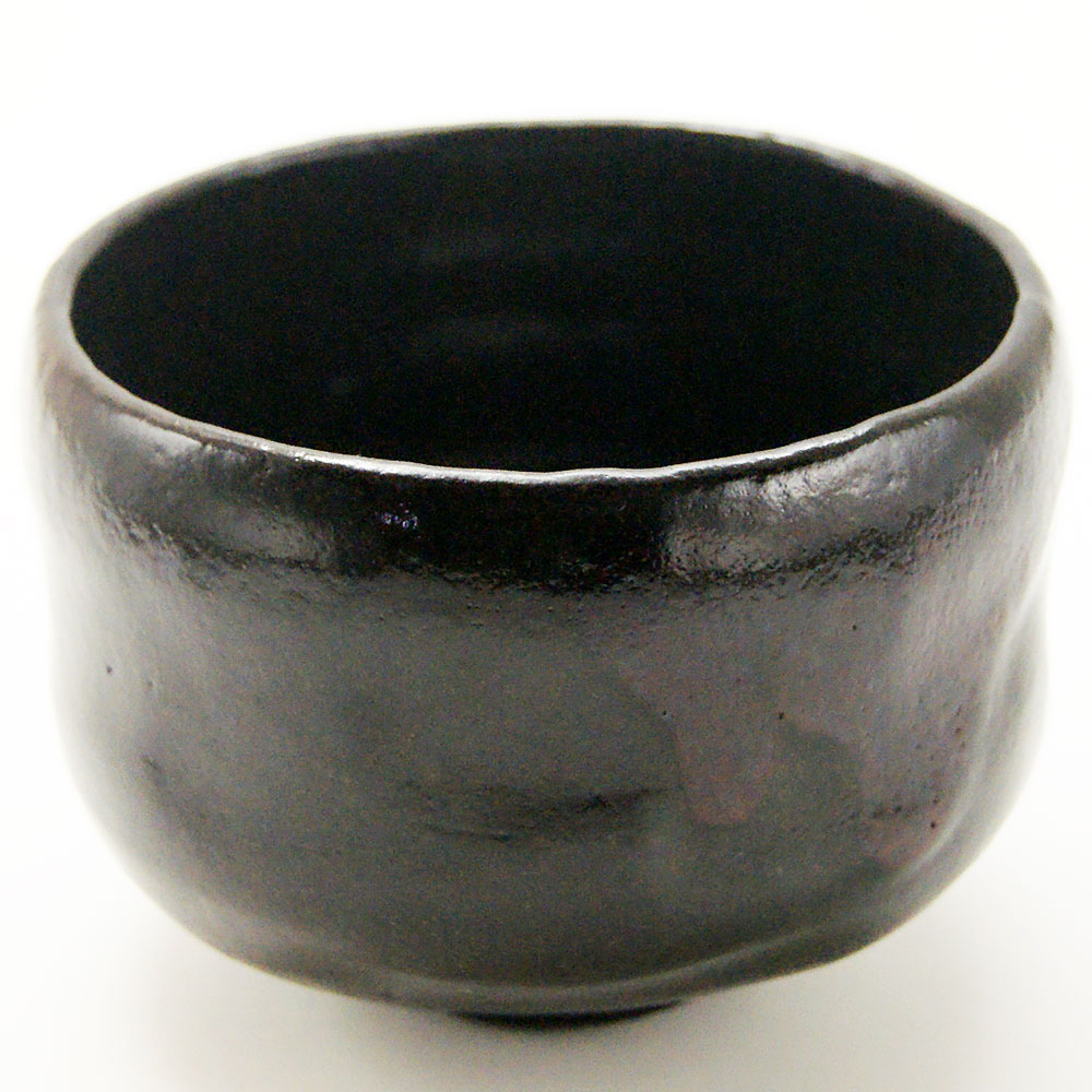 抹茶碗 黒楽茶碗 佐々木松楽 作 通年物の通販は【茶道具のみのる園】