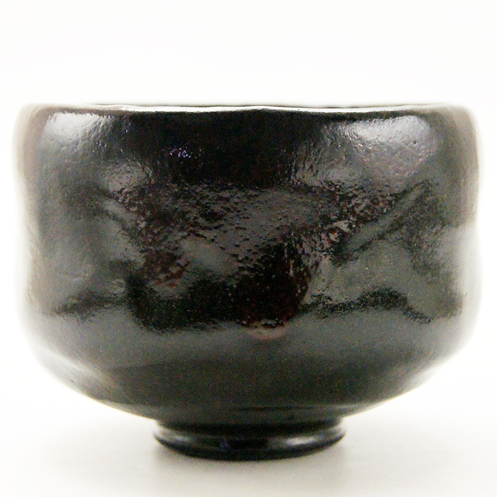 抹茶碗 黒楽茶碗 佐々木松楽 作 通年物の通販は【茶道具のみのる園】