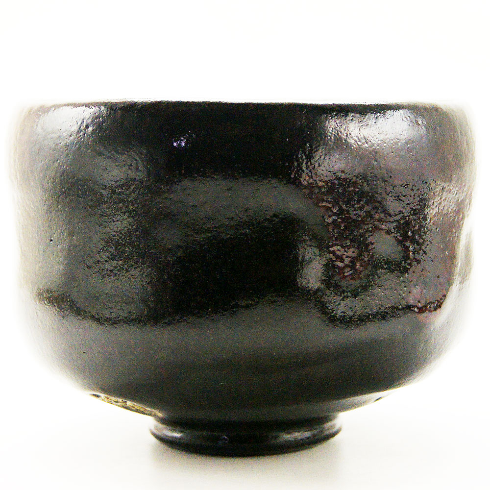 抹茶碗 黒楽茶碗 佐々木松楽 作 通年物の通販は【茶道具のみのる園】
