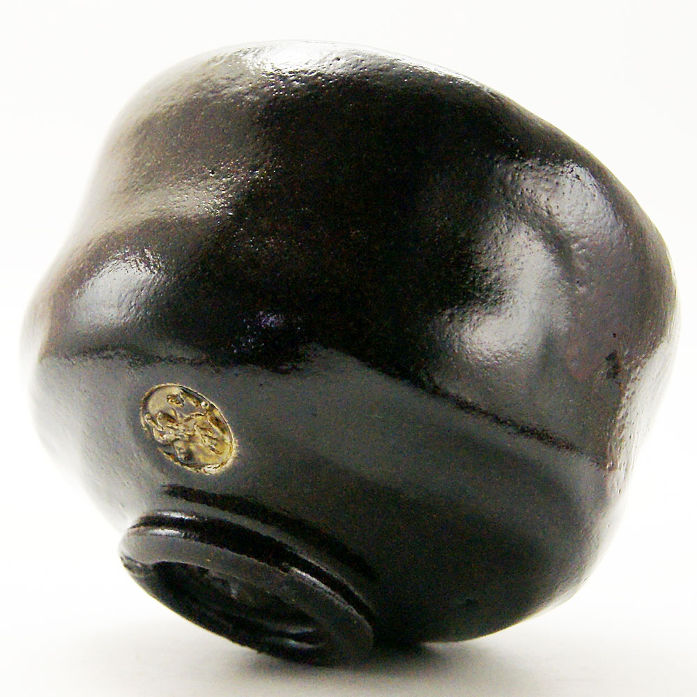 抹茶碗 黒楽茶碗 佐々木松楽 作 通年物の通販は【茶道具のみのる園】