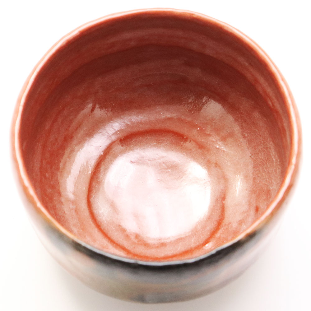 抹茶碗 赤楽茶碗 佐々木松楽 作 通年物の通販は【みのる園】