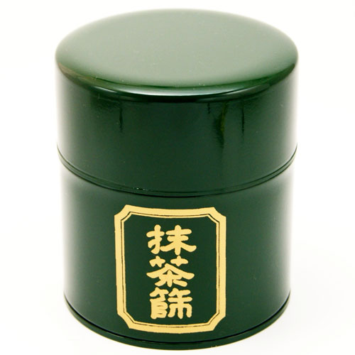 抹茶篩缶 緑色 へら付 茶道具 茶器 茶筅 茶碗 棗 古帛紗 袱紗 茶巾 炭道具 灰 茶道具類 柄杓 水指 掛け軸 茶の湯道具 抹茶 お点前 水屋 お稽古