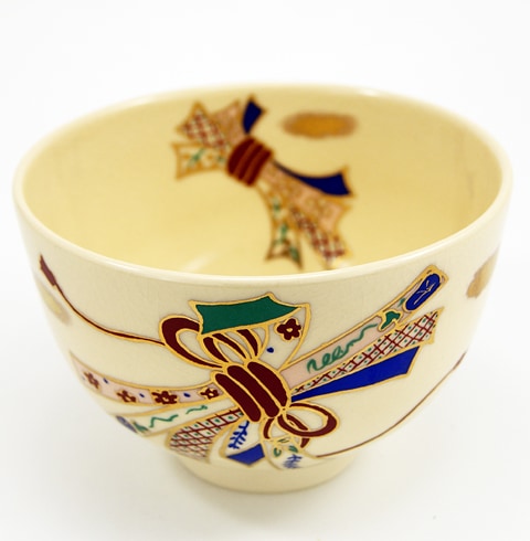 抹茶茶碗 熨斗 通年物の通販は【茶道具のみのる園】