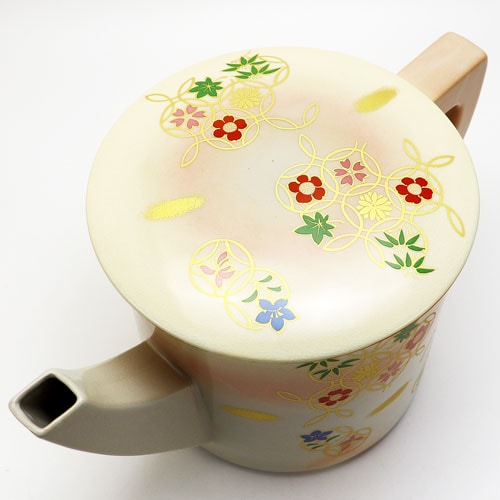 茶道具 　七宝色絵 　水次 水注 茶道具 水次/水注】 色絵 水注 花七宝 （紙） | 水次 - CHATOWA