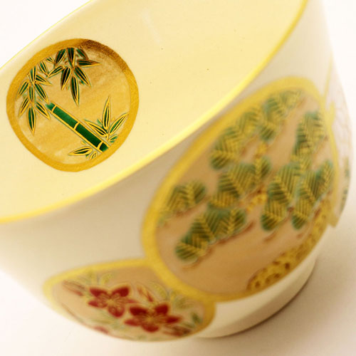 抹茶茶碗 丸紋五節句 相模竜泉作 通年物の通販は【茶道具のみのる園】