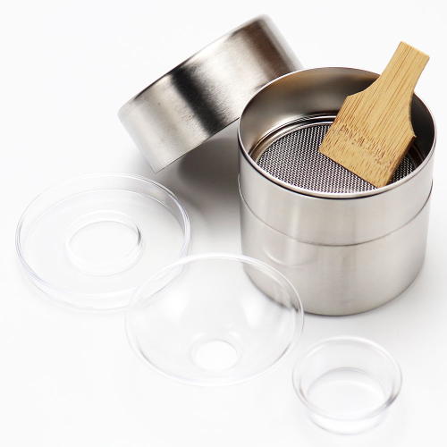 抹茶篩 大 ステンレス製 竹へら 茶上合付 茶道具 茶器 茶道具類 茶の湯道具 抹茶 matcha お点前 水屋 お稽古用