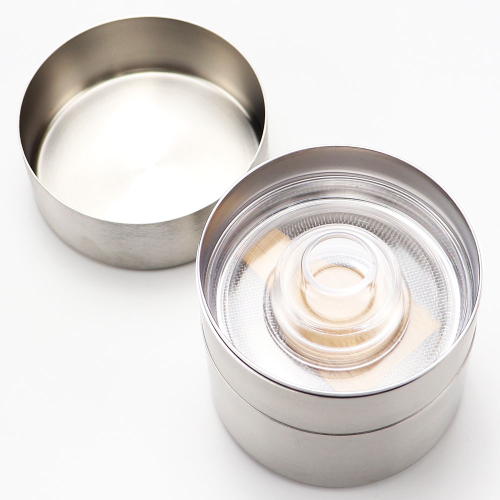 抹茶篩 大 ステンレス製 竹へら 茶上合付 茶道具 茶器 茶道具類 茶の湯道具 抹茶 matcha お点前 水屋 お稽古用