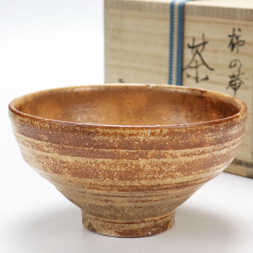 抹茶茶椀 柿の蔕写 西尾香舟作 通年物の通販は【茶道具のみのる園】