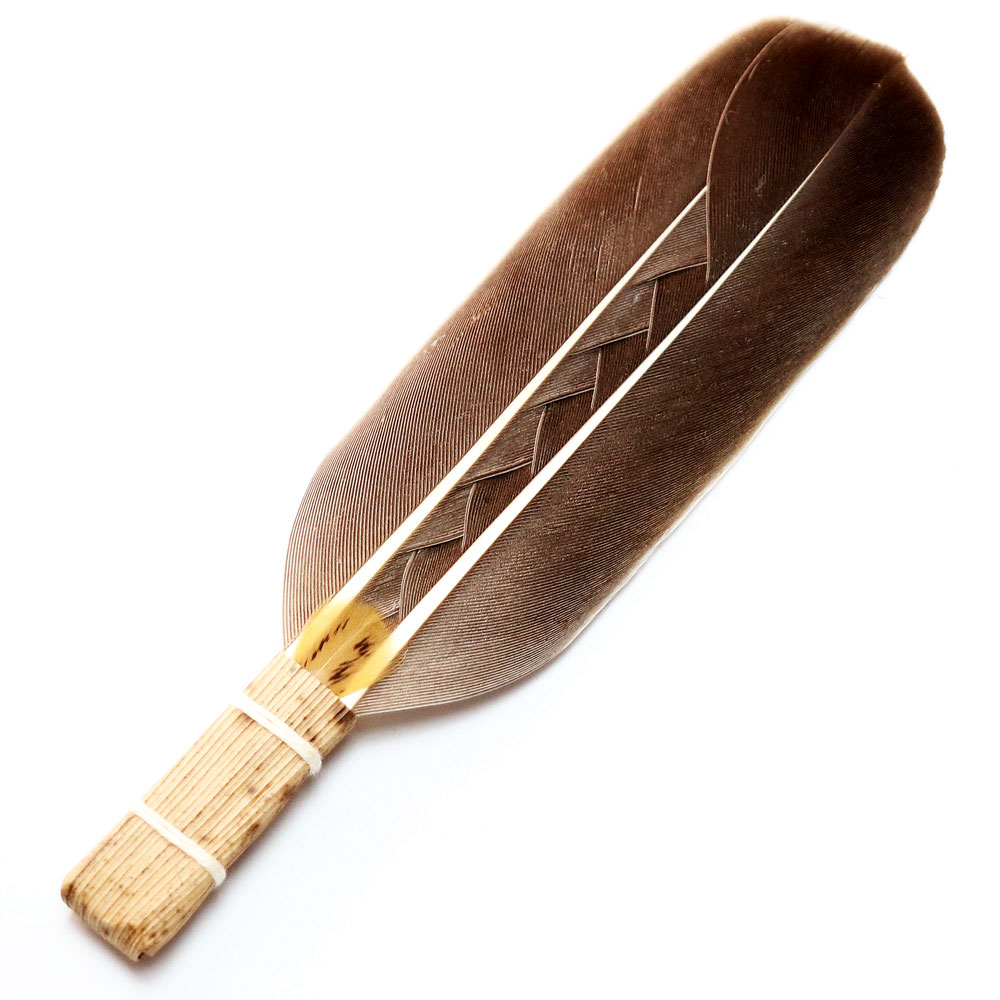 組小羽根 茶掃用 灰茶色 茶道具 Tea ceremony utensils 茶器 抹茶を点てる道具 竹製品 陶磁器 茶の湯道具 抹茶 matcha 茶道具類 お点前 水屋 お稽古用 美術品 裏千家 表流 表千家 千家 武者小路千家 薮内流