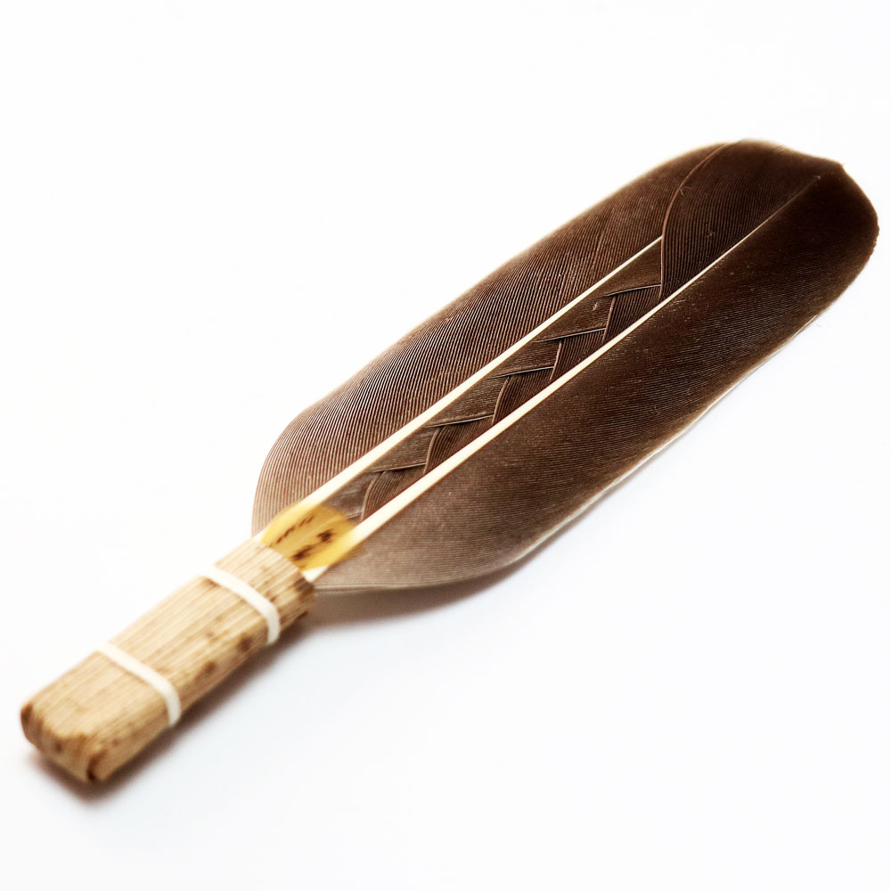 組小羽根 茶掃用 灰茶色 茶道具 Tea ceremony utensils 茶器 抹茶を点てる道具 竹製品 陶磁器 茶の湯道具 抹茶 matcha 茶道具類 お点前 水屋 お稽古用 美術品 裏千家 表流 表千家 千家 武者小路千家 薮内流