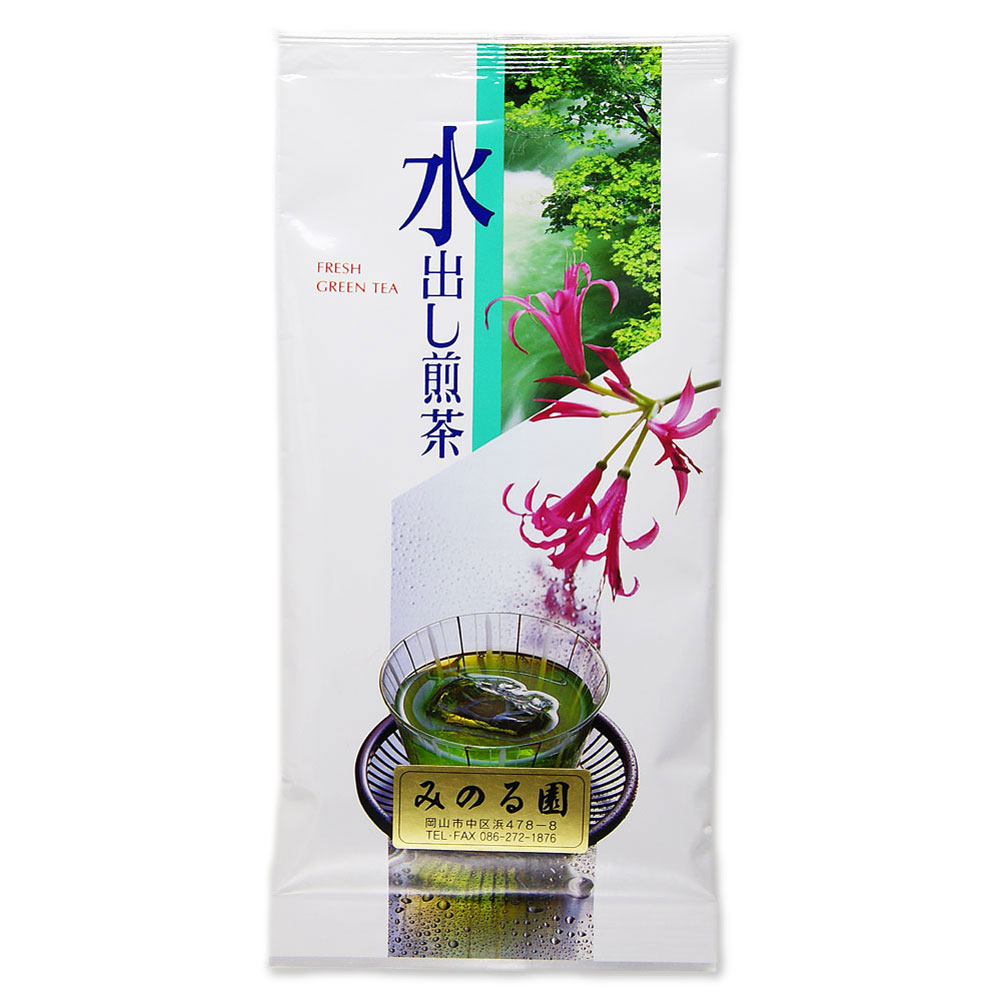 水出し 煎茶 100g入り 宇治茶 鹿児島茶 お茶 日本茶 緑茶 お茶の葉 茶匠 みのる園 ギフト プレゼント Green Tea お茶の種類 お食事用 おやつ用 来客用