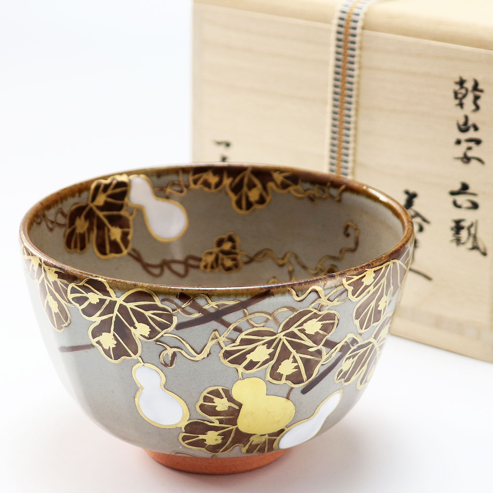 抹茶茶碗 六瓢 鈴木一点作 夏物 茶道具 陶磁器 茶器 茶道具類 Tea ceremony utensils 茶の湯道具 抹茶 matcha お点前 水屋 お稽古用 美術品