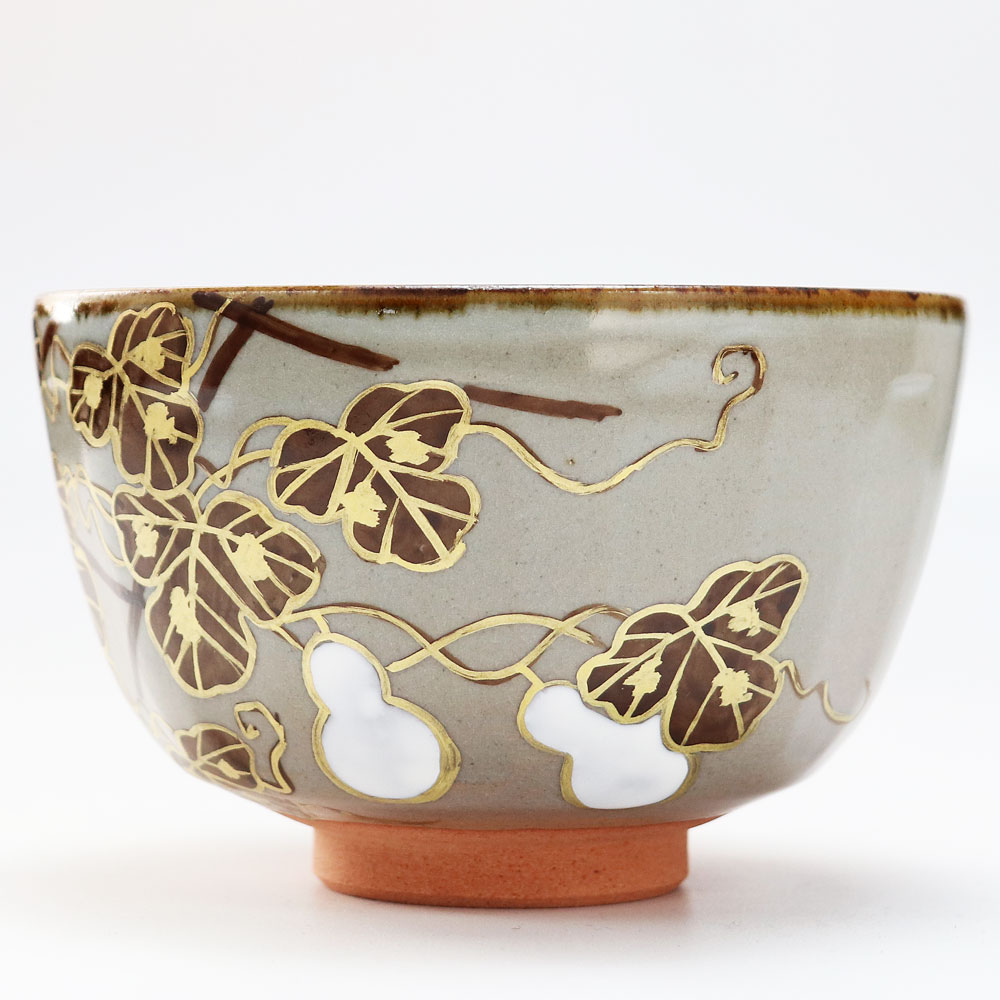 抹茶茶碗 六瓢 鈴木一点作 夏物 茶道具 陶磁器 茶器 茶道具類 Tea ceremony utensils 茶の湯道具 抹茶 matcha お点前 水屋 お稽古用 美術品