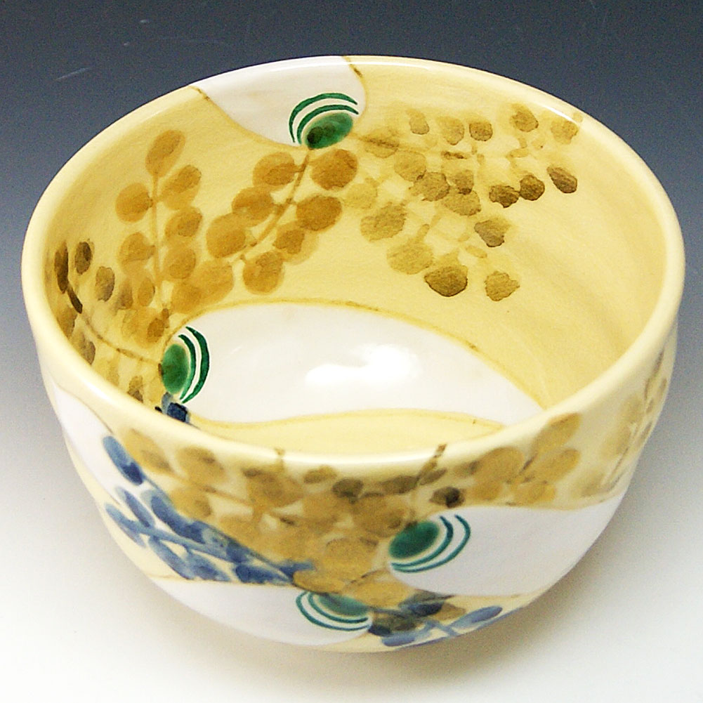抹茶茶碗 六根 冬物 鈴木一点作の通販は【みのる園】