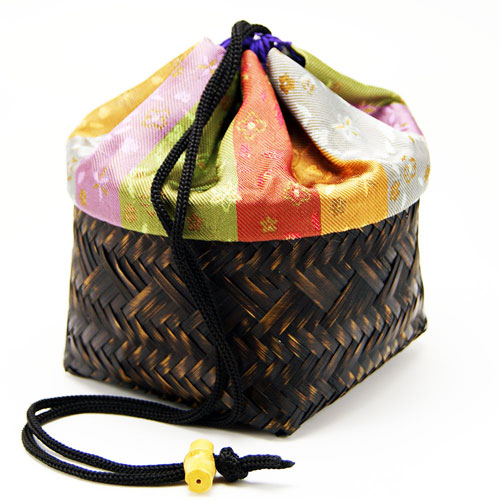 茶道具だてかご巾着袋 御幸籠/茶道具入れ/籠巾着/袋物/竹バッグ/国産/日本製 竹製品の