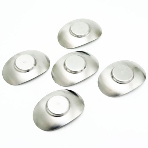 玉露茶碗用 茶托 小判型 5個セット ステンレス製の通販は【茶器