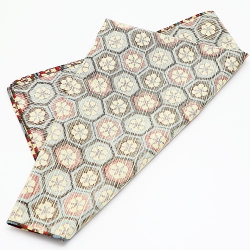 小風呂敷 古渡り更紗 花亀甲文 水色 和装バッグ 茶道具 木綿 茶器 茶筅 茶碗 棗 古帛紗 袱紗 茶巾 炭道具 灰 茶道具類 柄杓 水指 掛け軸 茶の湯道具 抹茶 お点前 水屋 お稽古