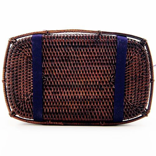 野点茶道具用籐筥 とうばこ 籐かご 和装バッグ 茶の湯用品 抹茶お点前用