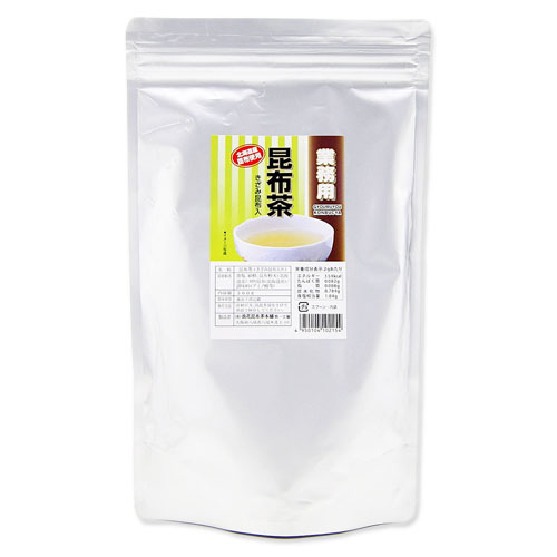 業務用 昆布茶 きざみ昆布入り 500ｇ入り 浪花昆布 粉末 こんぶ茶 コンブチャ お茶漬け 出汁 だし レシピ 大容量 徳用