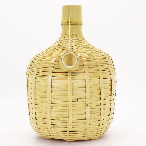 茶道具　花入　虫籠染　あけびツララ　竹細工 虫籠 花入の通販は【茶道具のみのる園】