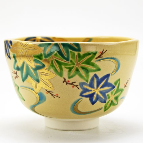 抹茶碗 青楓 夏物 鈴木一点 作 夏物の通販は【茶道具のみのる園】