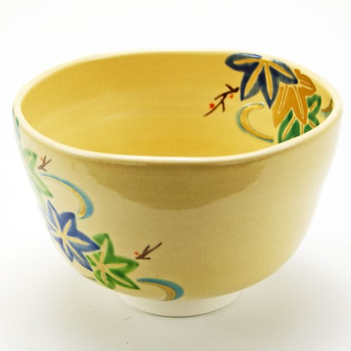 抹茶茶碗 青楓 夏物 鈴木一点 作 木箱入り 茶道具 陶磁器 茶器 茶道具類 Tea ceremony utensils 茶の湯道具 抹茶 matcha お点前 水屋 お稽古用