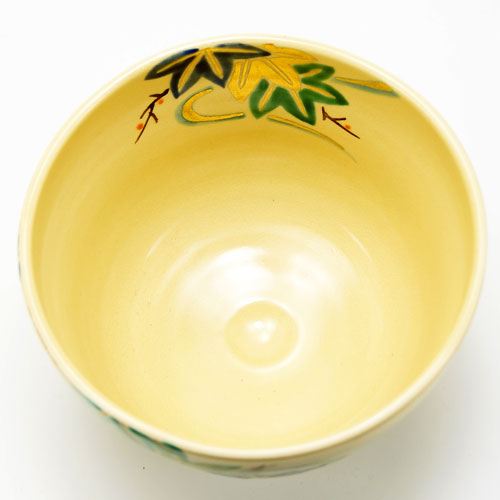 抹茶茶碗 青楓 夏物 鈴木一点 作 木箱入り 茶道具 陶磁器 茶器 茶道具類 Tea ceremony utensils 茶の湯道具 抹茶 matcha お点前 水屋 お稽古用