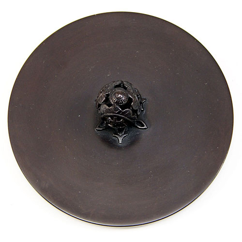 炉釜 平丸釜 唐松地紋の通販は【茶道具のみのる園】