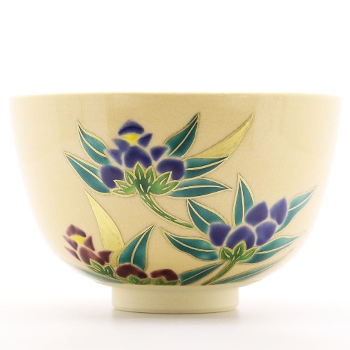 抹茶茶碗 竜胆 秋物の通販は【茶道具のみのる園】