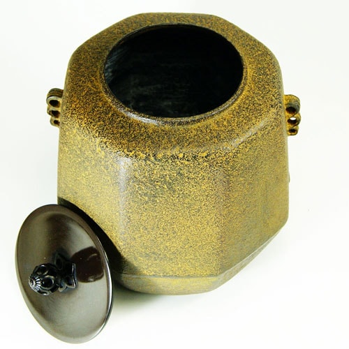 八角釜　釜　茶釜　茶道具　湯沸かし 八角釜 釜 茶釜 茶道具 湯沸かし