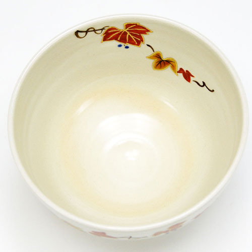 抹茶茶碗 茶道具 抹茶茶碗（まっちゃちゃわん） 茶碗 紺釉 月にしだれ桜