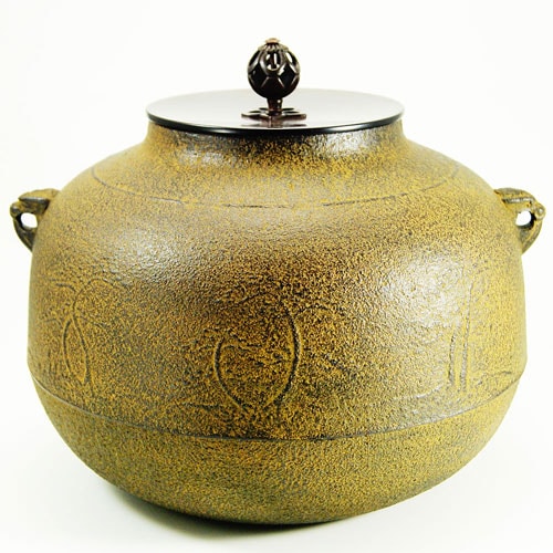 風炉釜 真形 羽落 浜松地紋の通販は【みのる園】