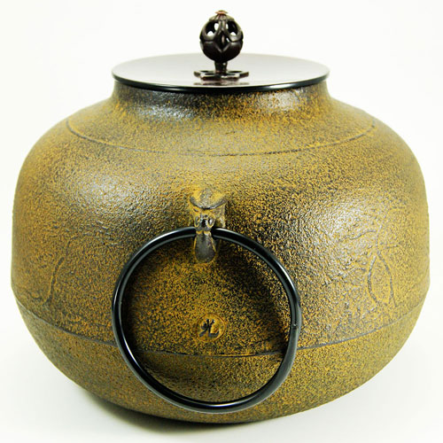 風炉釜 真形 羽落 浜松地紋の通販は【みのる園】