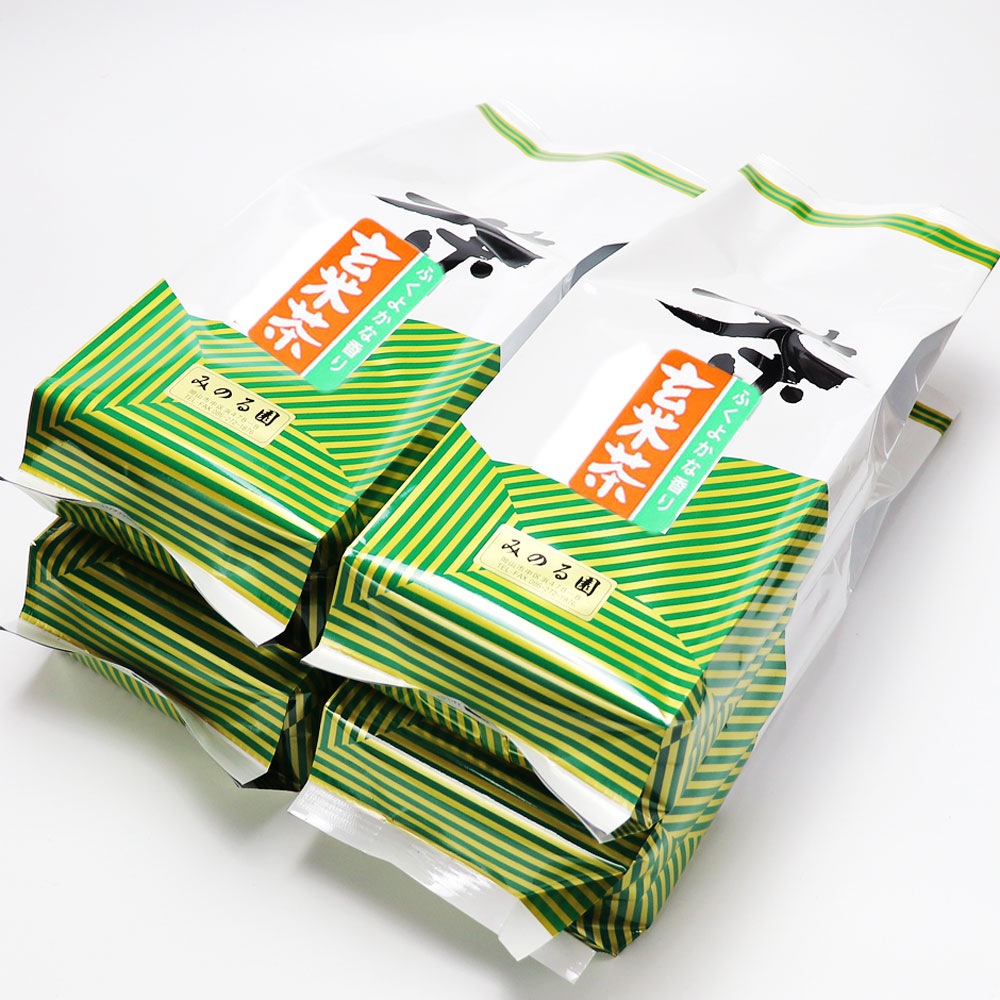 【お買得セット】 業務用 玄米茶 1kg入り 4本セット お茶 日本茶 緑茶 お茶の葉 茶匠 みのる園 ギフト プレゼント Green Tea お茶の種類 お食事用 おやつ用 来客用