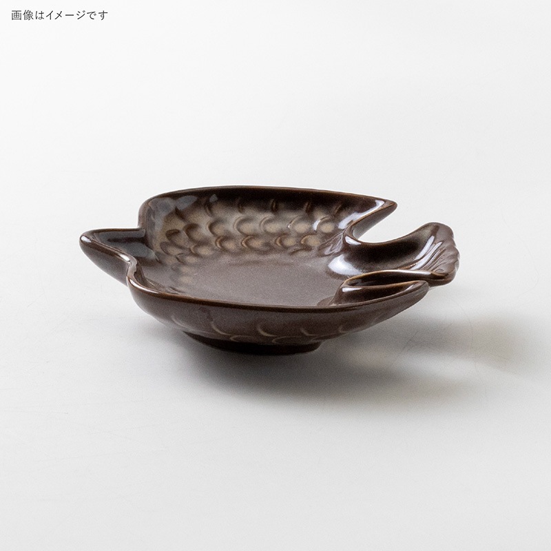 Dinky(ディンキー) 120トリ型プレート ココアブラウン