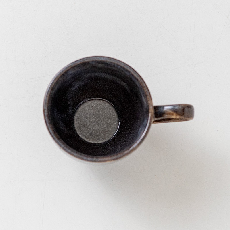 窯変美濃 コーヒーカップ 黒