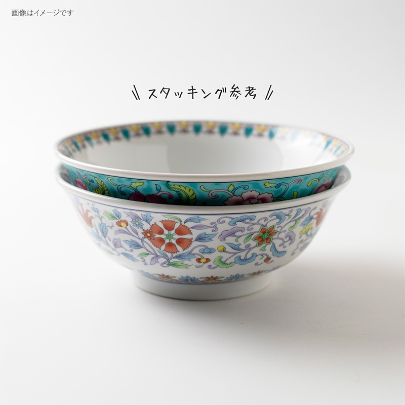 karakusa(カラクサ) 205ラーメン丼 五彩牡丹
