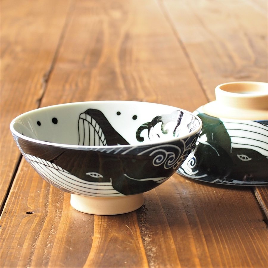 皮くじら　向付け　10客　仁平　楽焼 Amazon | j-pure hitomi 日本製 美濃焼 陶器 飯碗 セット くじら