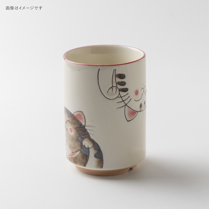 水晶ねこ 湯呑