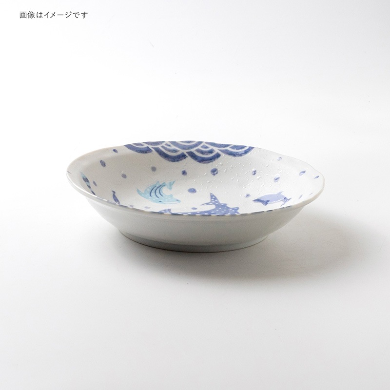 波間の甚兵衛 60麺皿