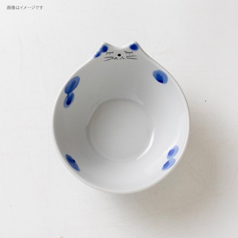 mie(ミー) 135ボウル ドットブルー