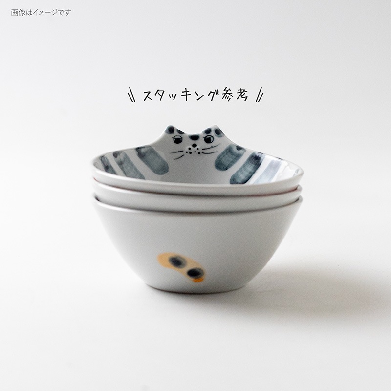 mie(ミー) 135ボウル ドット橙黒